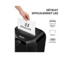 FELLOWES POWERSHRED® LX70 - DESTRUCTEUR À COUPE-CROISÉE - BAC 18L - 11 FEUILLES (4407501) – Image 2