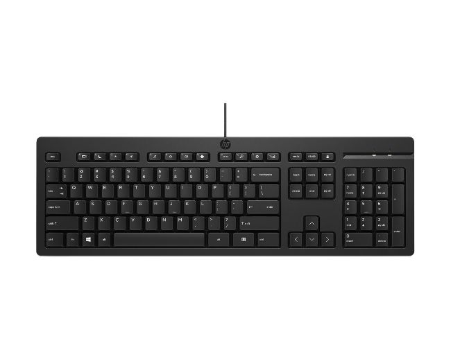 Design sans titre CLAVIER FILAIRE HP 125 AZERTY (266C9AA) – Image 1