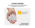 FELLOWES POWERSHRED® LX70 - DESTRUCTEUR À COUPE-CROISÉE - BAC 18L - 11 FEUILLES (4407501) – Image 3