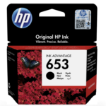 HP 653 noir - Cartouche d'encre HP d'origine Ink Advantage (3YM75AE)