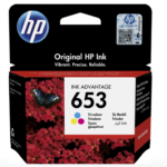 HP 653 Couleur - Cartouche d'encre HP d'origine Ink Advantage (3YM74AE)